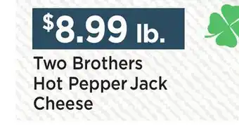 Heinen's Two Brothers Hot Pepper Jack Cheese offer