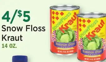 Heinen's Snow Floss Kraut offer