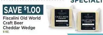 Heinen's Fiscalini Old World Craft Beer Cheddar Wedge offer