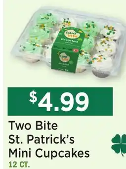 Heinen's Two Bite St. Patrick's Mini Cupcakes 12 CT offer