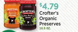 Heinen's Crofter's Organic Preserves offer