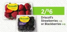 Heinen's Driscoll's Strawberries 1 LB. or Blackberries 6 OZ offer