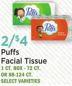 Heinen's Puffs Facial Tissue offer