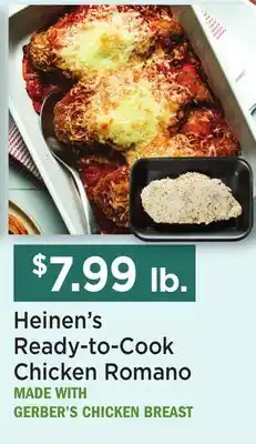 Heinen's Heinen's Ready-to-Cook Chicken Romano offer