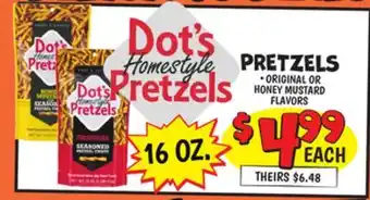 Ollie's DOT'S PRETZELS offer