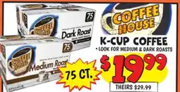 Ollie's COFFEE HOUSE K-CUP COFFEE offer