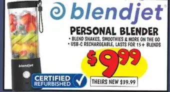 Ollie's BLENDJET PERSONAL BLENDER offer