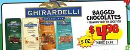 Ollie's GHIRARDELLI BAGGED CHOCOLATES offer