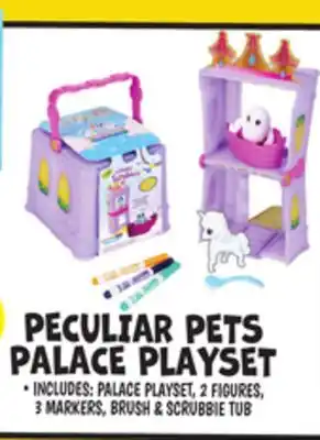 Ollie's PECULIAR PETS PALACE PLAYSET offer