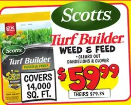 Ollie's SCOTTS TURF BUILDER WEED & FEED offer