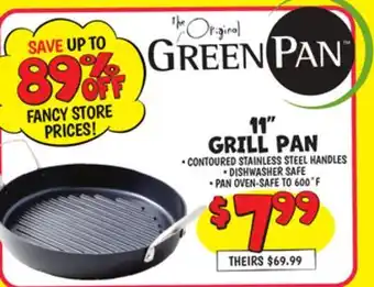 Ollie's Green Pan 11 GRILL PAN offer