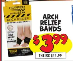 Ollie's COPPER fit ARCH RELIEF BANDS offer