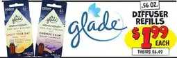 Ollie's GLADE DIFFUSER REFILLS offer