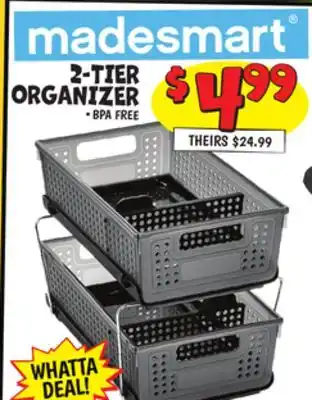 Ollie's 2-TIER ORGANIZER offer