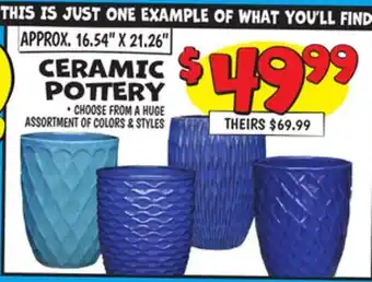 Ollie's CERAMIC POTTERY offer