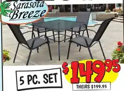 Ollie's SILVERLAKE PATIO TABLE & CHAIR SET offer