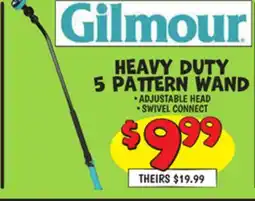 Ollie's Gilmour HEAVY DUTY 5 PATTERN WAND offer