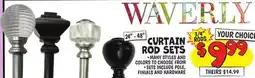 Ollie's CURTAIN ROD SETS offer