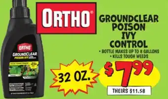 Ollie's ORTHO GROUNDCLEAR POISON IVY CONTROL offer