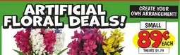 Ollie's ARTIFICIAL FLORAL offer