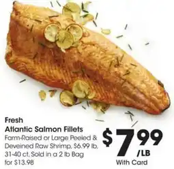 Kroger Fresh Atlantic Salmon Fillets offer