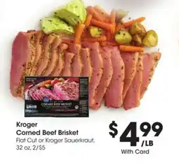 Kroger Kroger Corned Beef Brisket offer