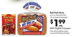 Kroger Ball Park Buns offer