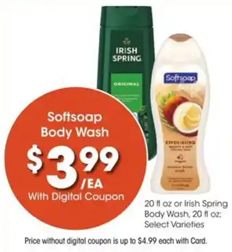 Kroger Softsoap Body Wash offer