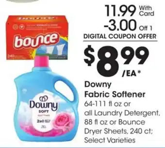 Kroger Downy Fabric Softener offer