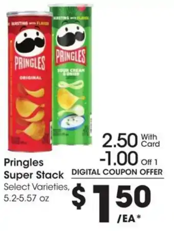 Kroger Pringles Super Stack offer