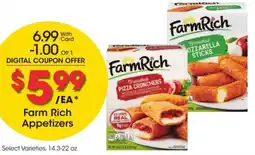 Kroger Farm Rich Appetizers offer