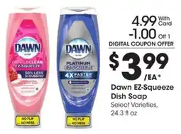 Kroger Dawn EZ-Squeeze Dish Soap offer