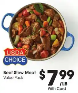 Kroger Beef Stew Meat offer