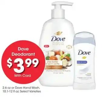 Kroger Dove Deodorant offer