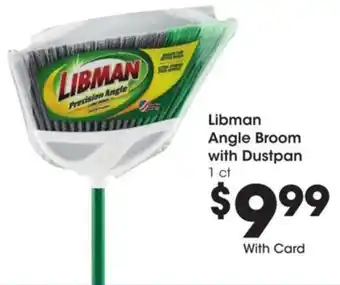 Kroger Libman Angle Broom with Dustpan offer