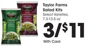 Kroger Taylor Farms Salad Kits offer