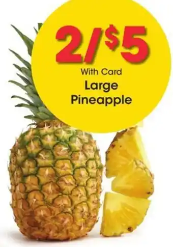 Kroger Large Pineapple offer