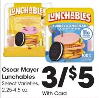 Kroger Oscar Mayer Lunchables offer