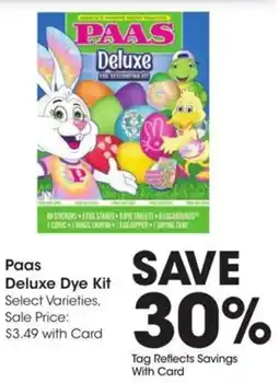 Kroger Paas Deluxe Dye Kit offer