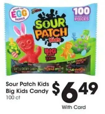 Kroger Sour Patch Kids Big Kids Candy offer