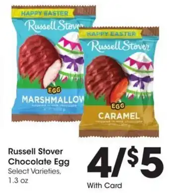 Kroger Russell Stover Chocolate Egg offer