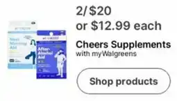 Walgreens Cheers Supplements offer