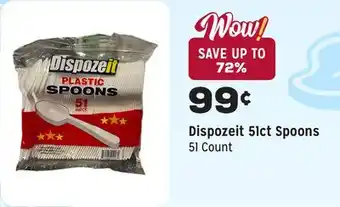 Grocery Outlet 51ct Spoons offer