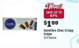 Grocery Outlet Choc Crispy Crepe offer