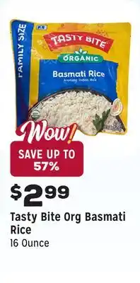 Grocery Outlet Org Basmati Rice offer