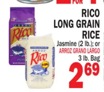 Bravo Supermarkets RICO LONG GRAIN RICE offer