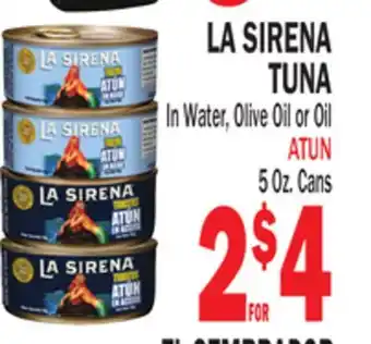 Bravo Supermarkets LA SIRENA TUNA offer