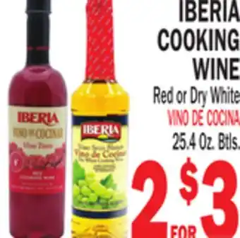 Bravo Supermarkets IBERIA COOKING WINE offer