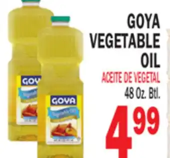 Bravo Supermarkets GOYA VEGETABLE OIL offer