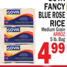 Bravo Supermarkets GOYA FANCY BLUE ROSE RICE offer